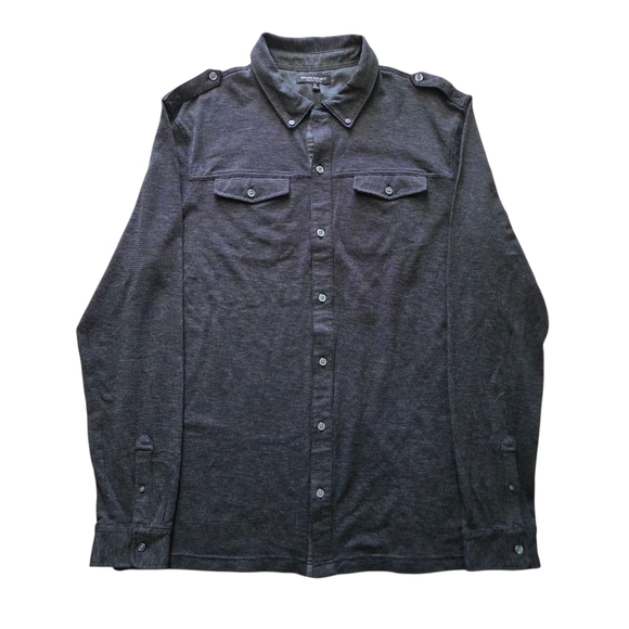 Banana Republic Mens Luxury Touch Soft Heavy Cotton Sz Tall XXL Button Down Tee - Picture 1 of 7